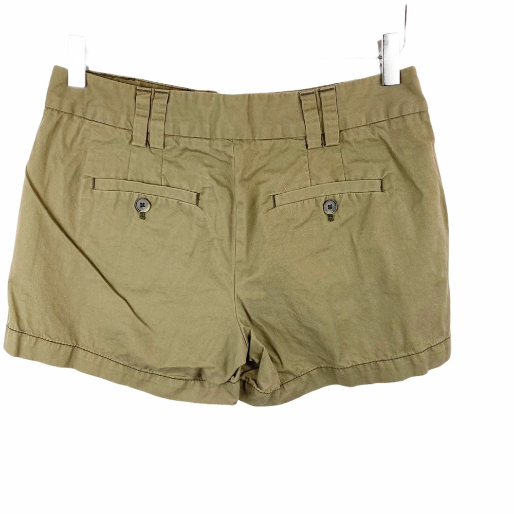 Ann Taylor LOFT Olive Green Chino Shorts Size 2 - Picture 3 of 5